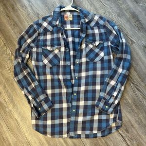 Ruffhewn blue flannel